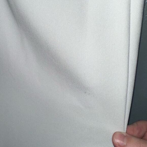 Talbot Runhof Two Tone Ruffle Column Maxi Gown Black White Size 6 NWT - Picture 11 of 14